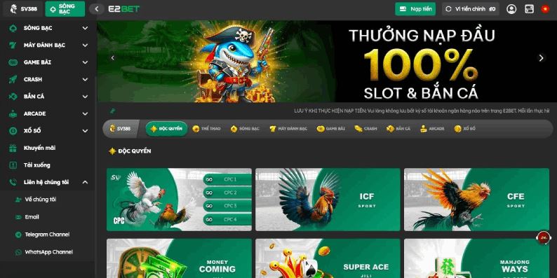 Trải Nghiệm Chơi WM Casino trên E2Bet
